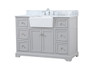 Elegant Decor VF60248GR-BS 48 inch single bathroom vanity in grey Elegant Decor VF60248GR-BS 48 inch single bathroom vanity in grey