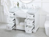 Elegant Decor VF60248WH 48 inch single bathroom vanity in white