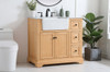 Elegant Decor VF60236NW 36 inch single bathroom vanity in natural wood Elegant Decor VF60236NW 36 inch single bathroom vanity in natural wood