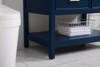 Elegant Decor VF19036BL 36 inch single bathroom vanity in blue Elegant Decor VF19036BL 36 inch single bathroom vanity in blue