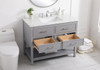 Elegant Decor VF19042GR 42 inch single bathroom vanity in gray Elegant Decor VF19042GR 42 inch single bathroom vanity in gray