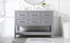 Elegant Decor VF19048GR 48 inch single bathroom vanity in gray