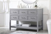 Elegant Decor VF19048GR 48 inch single bathroom vanity in gray
