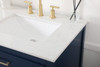 Elegant Decor VF19072DBL 72 inch double bathroom vanity in blue