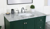Elegant Decor VF27042GN 42 inch single bathroom vanity in green