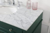 Elegant Decor VF12542GN 42 inch single bathroom vanity in green