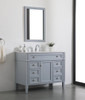 Elegant Decor VF12542GR 42 inch single bathroom vanity in grey