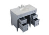 Elegant Decor VF12542GR 42 inch single bathroom vanity in grey