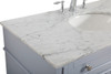 Elegant Decor VF12542GR 42 inch single bathroom vanity in grey