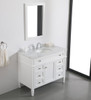Elegant Decor VF12542WH 42 inch single bathroom vanity in white