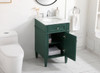 Elegant Decor VF12521GN 21 inch single bathroom vanity in green Elegant Decor VF12521GN 21 inch single bathroom vanity in green