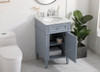 Elegant Decor VF12521GR 21 inch single bathroom vanity in grey Elegant Decor VF12521GR 21 inch single bathroom vanity in grey