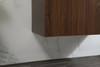 Elegant Decor VF44536MWT-BS 36 inch single bathroom vanity in walnut with backsplash