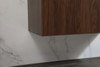 Elegant Decor VF44540MWT-BS 40 inch single bathroom vanity in walnut with backsplash