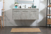 Elegant Decor VF44548MCG-BS 48 inch single bathroom vanity in concrete grey with backsplash