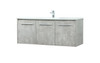 Elegant Decor VF44548MCG 48 inch single bathroom vanity in concrete grey Elegant Decor VF44548MCG 48 inch single bathroom vanity in concrete grey