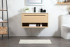Elegant Decor VF43536MMP-BS 36 inch single bathroom vanity in maple with backsplash