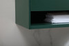 Elegant Decor VF43540MGN-BS 40 inch single bathroom vanity in green with backsplash