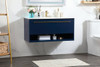 Elegant Decor VF43540MBL 40 inch single bathroom vanity in blue