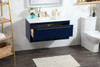 Elegant Decor VF43540MBL 40 inch single bathroom vanity in blue