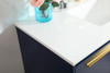 Elegant Decor VF43540MBL 40 inch single bathroom vanity in blue