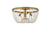 Elegant Lighting 1112F16BR Kylie 16 inch flush mount in brass