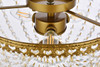 Elegant Lighting 1112F14BR Kylie 14 inch flush mount in brass Elegant Lighting 1112F14BR Kylie 14 inch flush mount in brass