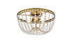 Elegant Lighting 1112F14BR Kylie 14 inch flush mount in brass Elegant Lighting 1112F14BR Kylie 14 inch flush mount in brass