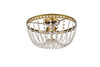 Elegant Lighting 1112F14BR Kylie 14 inch flush mount in brass Elegant Lighting 1112F14BR Kylie 14 inch flush mount in brass