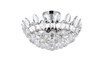 Elegant Lighting 1105F16C Emilia 16 inch flush mount in chrome