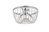 Elegant Lighting 1112F16C Kylie 16 inch flush mount in chrome