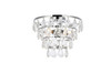 Elegant Lighting 1101F16C Ella 16 inch flush mount in chrome Elegant Lighting 1101F16C Ella 16 inch flush mount in chrome