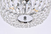 Elegant Lighting 1109F13C Cora 13 inch flush mount in chrome