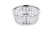 Elegant Lighting 1109F13C Cora 13 inch flush mount in chrome