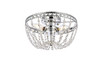 Elegant Lighting 1112F12C Kylie 12 inch flush mount in chrome