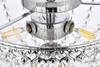 Elegant Lighting 1112F12C Kylie 12 inch flush mount in chrome