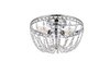 Elegant Lighting 1112F12C Kylie 12 inch flush mount in chrome