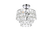 Elegant Lighting 1103F12C Mila 12 inch flush mount in chrome Elegant Lighting 1103F12C Mila 12 inch flush mount in chrome