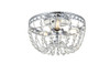 Elegant Lighting 1112F10C Kylie 10 inch flush mount in chrome