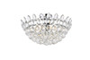 Elegant Lighting 1105F20C Emilia 20 inch flush mount in chrome