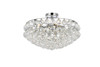 Elegant Lighting 1107F20C Savannah 20 inch flush mount in chrome