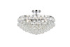 Elegant Lighting 1107F20C Savannah 20 inch flush mount in chrome