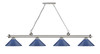 Z-LITE 2306-4BN-MNB 4 Light Billiard, Brushed Nickel