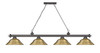Z-LITE 2306-4BRZ-SRB 4 Light Billiard, Bronze
