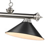 Z-LITE 2306-3BN-MB15 3 Light Billiard, Brushed Nickel Z-LITE 2306-3BN-MB15 3 Light Billiard, Brushed Nickel