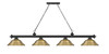 Z-LITE 2306-4MB-SRB 4 Light Billiard, Matte Black Z-LITE 2306-4MB-SRB 4 Light Billiard, Matte Black