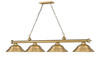 Z-LITE 2306-4RB-SRB 4 Light Billiard, Rubbed Brass Z-LITE 2306-4RB-SRB 4 Light Billiard, Rubbed Brass