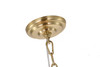 Bethel International BET61 6-Light Chandelier, Antique Brass