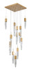 Bethel International ADS22C24G 15-Light Chandelier, Gold