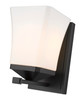 Z-LITE 1939-1S-MB 1 Light Wall Sconce, Matte Black